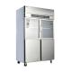Multi-Climate Four-Door Stainless Steel Freezer Refrigerator with Temperature Control