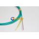 3.0mm Aqua Mini Type Fiber Optic Jumper Cable For MTP MPO Assemblies