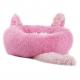 Manufacture Colorful Cute Rabbit Ears Warm Winter Round Pet Dog Cat Bed Sofa For Pets