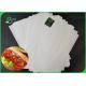 35 / 40GSM Food Grade MG MF White Kraft Paper Rolls FDA For Packaging Hamburger