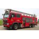 32M Hydraulic Telescopic Water Tower Fire Truck 440hp With 5t Water 2t Foam Capacity