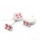 Heart Shaped Anti Theft Security Pull Box Recoiler With ABS Shell