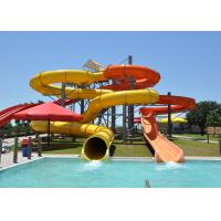 Interesting Theme Park Children'S Water Slide / Swimming Pool Water Slides