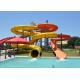 Interesting Theme Park Children'S Water Slide / Swimming Pool Water Slides