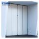 Customized Automatic Industrial Sliding Folding Doors Insulated 220V PU Foaming