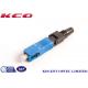 SC UPC Fiber Optic Fast Connector , Field Installable Connector 55mm 60mm