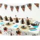 Pirates of the Caribbean Kids Birthday Party Decoration Set Party Supplies Baby Birthday Party Pack event party supplies