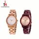 Customized Small Face Wooden Wrist Watch For Ladies Sandalwood Strap