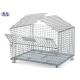 Transport Wire Mesh Pallet Cages , Welded Steel Mesh Storage Cages With Cover