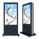 Double Side Totem Touch TFT Floor Standing Touch Screen Kiosk 55