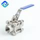 1000wog Stainless Steel 304 / 316 3pc Ball Valve