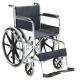 Economic Friendly Essential Folding Steel Wheelchair With Solid Castor Solid Mag Rear Wheel