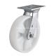 Smooth and Quiet Edl Heavy 8 450kg Plate Swivel PA Caster 7018-26 with 6mm Thickness