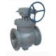 ASIM and BS Material Top Entry Ball Valve  Worm Gear Operation