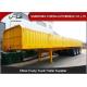 Q345B Carbon Steel 3 Axles 50 Ton Dropside Cargo Trailer
