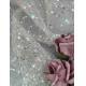 Gold Bridal Mesh Sequin Embroidered Fabric Sequin Lace Fabric