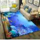 3D Printing Sea World Blending Crystal Velvet Living Room Floor Carpets 120*160cm