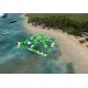 Customized Green Inflatable Obstacle Course Combo Water Park