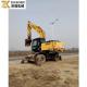 2017 Hyundai Robex 210 Used Compact Excavators 210W-7 R210W-7 4 Wheel Drive