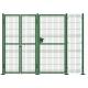 3D Garden Triangle Bending Fence For Residential 1.8*3m 75*200mm Hole