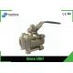 SS316 BSP Threaded Flow Control Stainless Steel Ball Valve 3PC