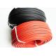 0.8mm Thickness Solar Photovoltaic Cable / Sunlight Resistant Solar DC Cable