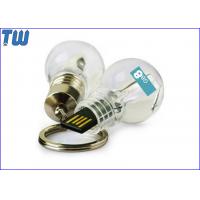 Classic Acrylic LED Light Bulb Memory Drive 128GB Thumbdrive Stick
