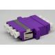 Multi Mode Fiber Optic Adapter Low Insertion Loss With Long Flanged