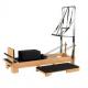 OEM Wood Steel Pilates Exercise Equipment Pilates Reformer With Half Trapeze