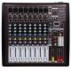 8 channel Professional Audio Mixer  with DSP I08 , Portable Power Mixer