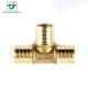 Precision Machining 1/2''X1/2X1/2'' Brass Hose Connector Equal Tees