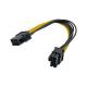 SATA 6 Pin To 8 Pin Graphic Card Power Adapter Cable PCI Express Power Supply Cable 20cm