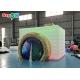 Inflatable Party Tent Fire Proof Removeable LED Air Pump Photo Booth Camera Shape For Advertising