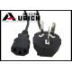 250V 16A CCC 3 Pin Chinese Power Cord With IEC C13 Plugs Appliance Grade