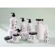 Milk Body Wash Bottles 200ml 300ml With Lotion Pump Round Shape Container