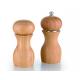 Bamboo pepper mill and salt shaker set