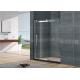 Sliding Frameless Glass Shower Doors Tempered Glass SGCC Certification For Home