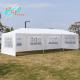 White Waterproof Wedding Party Tent With 8 Removable Sidewalls
