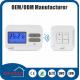 Digital HVAC RF Thermostat 868MHZ Radio Frequency Thermostat For Air Conditioning System