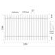 Hercules Fence Panels 2100mm X 2400mm, High-Quality Hercules Steel Security Fencing