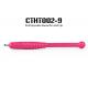 Pink Color Disposable 3D Eyebrow Embroidery Pen with Medical Bag Packing