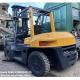 used 7ton tcm 3stages diesel forklift FD70Z8 originally made in japan,low working hrs ,6m lifting height