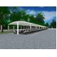 PVDF Tensile Membrane Fabric Outdoor School  Carport Shade Canopy For Parking Lot