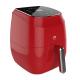 Red Color Red Digital Air Fryer 4 Litre , Auto Off Simple Chef Air Fryer