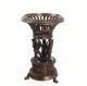 Antique Golden Cast Iron Flower Pots Powder Coated For Garden Decoration