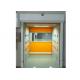 PVC Rolling Shutter Door Cleanroom Air Shower Micro-electronics PLC Control