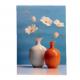 Customized Size Hand Painted Vase Art Painting Colour Textured 3d Relief Oil Painting