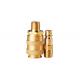 1.0MPa Semi Automatic Brass Quick Coupling Compatible With Rectus 25KA