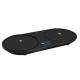 DC 5.0 Jack Wireless Charging Dual Pad Qi Certified Fast Charge