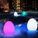 IP65 Waterproof Egg Shaped LED Lights Rechargeable For Christmas Decoration